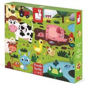 Puzzle hmatové - Zvieratká na farme - 20 ks