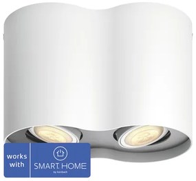 LED bodové svietidlo Philips HUE 56332/31/P6 Pillar 2x 5W 2x 350lm 2200-6500K biele s diaľkovým ovládaním