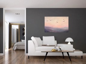 Obraz - Hejno vtákov II. (90x60 cm)