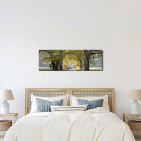 Obraz - Smoky Mountains, Gatlinburg, USA (s hodinami) (90x30 cm)