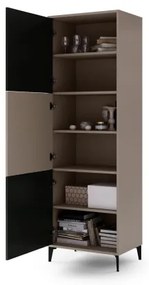 Skrinka RONJA taupe/čierna