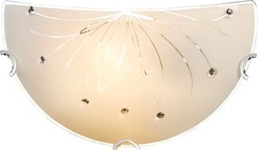 Nástenná lampa Calimero I 25 cm, dekoračné kamienky