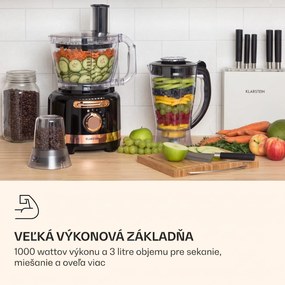 Klarstein Luca, multifunkčný mixér, 1000 W, 3 l, bezstupňové nastavenie rýchlosti, 6 režimov