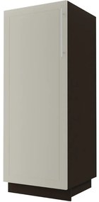 Kuchynská skrinka D5D/60/154 Quantum vanilla mat/lava