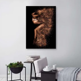 Gario Obraz na plátne Krásna žena v zlatom prachu Rozmery: 70 x 100 cm