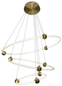 LED Stmievateľný luster na lanku LED/45W/230V 3000-6500K + diaľkové ovládanie