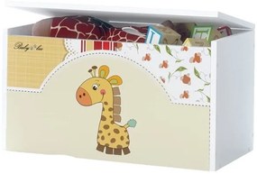 Raj posteli Box na hračky -  Milá žirafa čerešňa