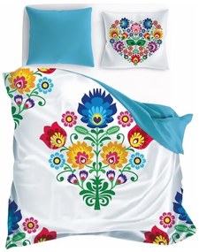 Kvalitné bavlnené obliečky s folklórnym motívom Šírka: 160 cm | Dĺžka: 200 cm