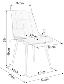 Jedálenská stolička Chic IV