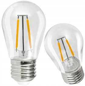 BERGE LED žiarovka E27 2W 2700 s teplým vláknom pre girlandy