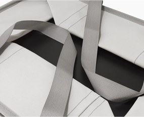 Sivý látkový skladací kôš na bielizeň 35 l Duo – Joseph Joseph