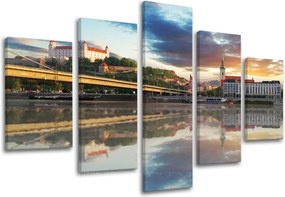 Obraz na stenu 5 dielny SLOVENSKO SK021E50