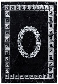 Ayyildiz, Kusový koberec Plus 8009 black, 80x150, čierna, chodba / predsieň