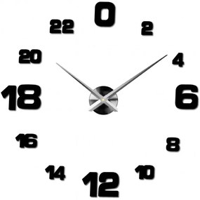 Moderné nalepovacie nástenné hodiny | 3D hodiny 12S022-Wall clock