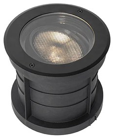 Vonkajšie zemné bodové svetlo čierne AR111 nastaviteľné IP65 - Delux Honey