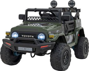 Ramiz Elektrické autíčko Toyota FJ Cruiser maskáčové + ovládač + pohon 4x4 + LED a audio + EVA kolesá + plynulý rozjazd