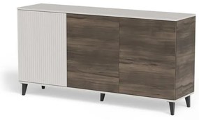 Komoda Random 160 cm kašmír/ořech