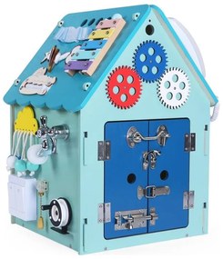 2Kids Toys - Activity board domček modrá