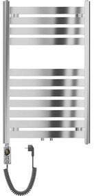 Mexen Uran, elektrické vykurovacie teleso 800x500 mm + vykurovacia tyč 300 W, chrómová, W105-0800-500-2300-01