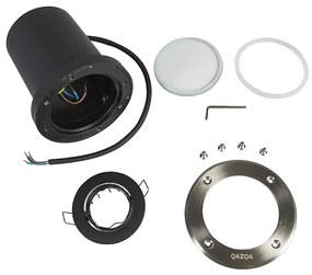 Sada 5 vonkajších bodových svetiel z nerezovej ocele IP65 - Delux