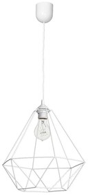 Závesné svietidlo BASKET 1xE27/60W/230V biela