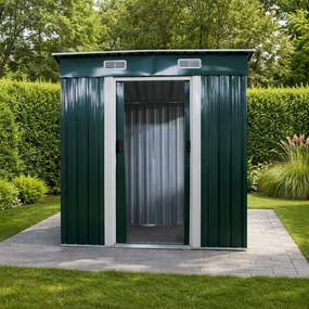 Záhradný domček BestBerg BBSH-406GN / 2,25 m² / 121 x 194 x 192 cm / zelená