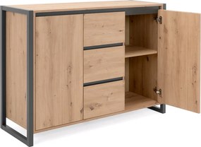 Komoda so zásuvkami Denver, dub artisan/antracit