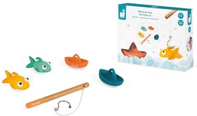 Rybárska udica pre deti s loďkami a rybami – hračka do vody