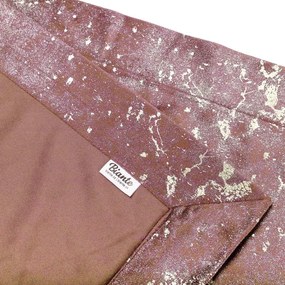 Biante Zamatový prehoz na posteľ Isabela IBL-013 Gold Design staroružový 260x280 cm