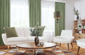 ZÁCLONA NA PÁSKE TAMINA 350X270 CM BIELA