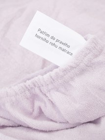 Froté plachta 140 × 200 cm - lila