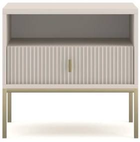 Nočný stolík Maggiore 53,9 cm kašmír/zlatý