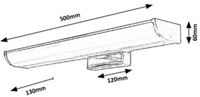 Rabalux - LED Kúpeľňové osvetlenie zrkadla LED/7,5W/230V IP44