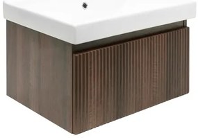 Kúpeľňová skrinka s umývadlom SAT Evolution 58x30x44,8 cm SATEVO60NAU1
