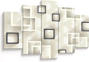 Geometrický abstraktný obraz (150x105 cm)
