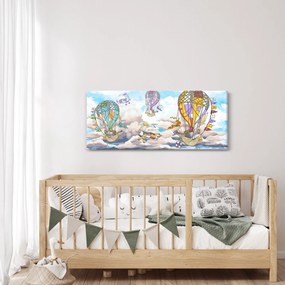 Obraz - Výprava v oblakoch (120x50 cm)