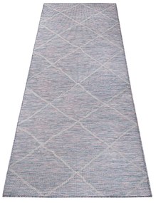 Dekorstudio Šnurkový behúň PALM 3075 - ružovomodrý