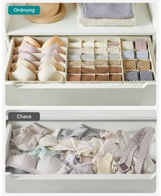 Set organizérov na bielizeň RUS008M01 (8 ks)