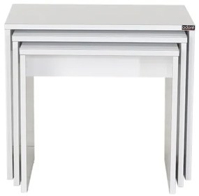 SADA 3x Konferenčný stolík biela