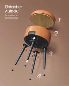 Taburetka s úložným priestorom LOM005K01