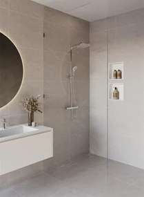 Hansgrohe RainDrain Allround, úplná sada sprchového žľabu 900 pre štandardnú/plochú inštaláciu, nerez, HAN-56188800