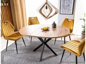 Rozkladací jedálenský stôl GASTON 100(135)X100 cm, dekor dub artisan