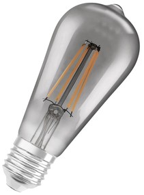 LEDVANCE Inteligentná LED žiarovka SMART+ BT, E27, ST64, 6W, 540lm, 2700K, teplá biela, dymová