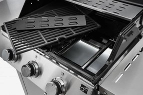 Plynový gril OKLAHOMA BBQ, 3 horáky, s redukčným ventilom, strieborná Penta CZ