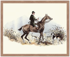 Nástenná dekorácia v ráme Victorian Huntsman, rôzne veľkosti