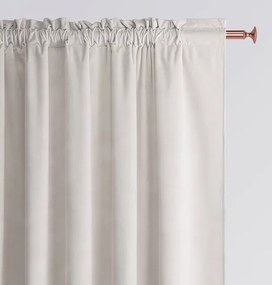 Velúrový záves Charmy v sivobielej farbe 140 x 250 cm