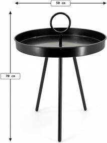 Záhradný set OSAKA SIRVON - 2 stoličky a okrúhly stolík, horčicová