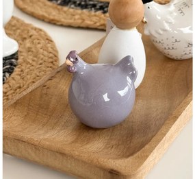 Keramická sliepočka LILAC CHICKEN fialová - viac veľkostí Veľkosť: L