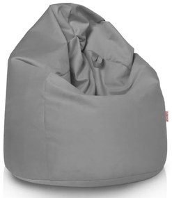 Plyšový sedací vak SAKO oceľový