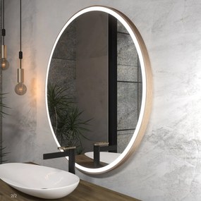 Okrúhle zrkadlo s LED svetlom E1